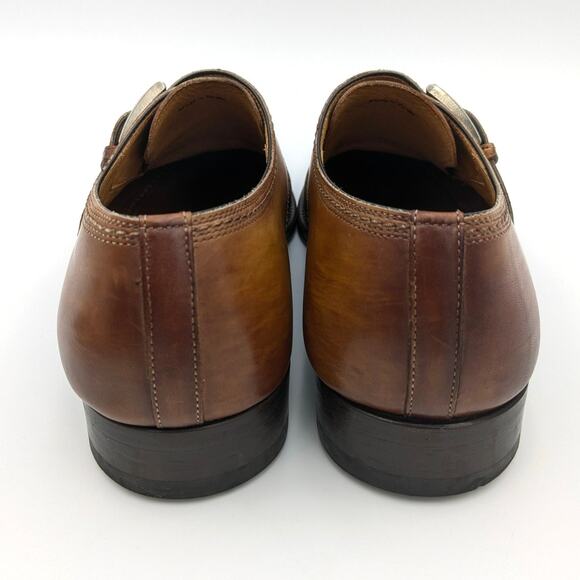 Magnanni Meyer II Monk Strap Shoe Men\'s Cognac size US8 EU41 main image 6